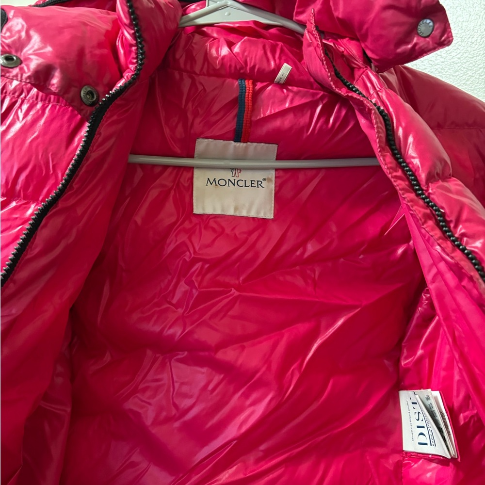 Moncler Fuchsia Quilted Jacket